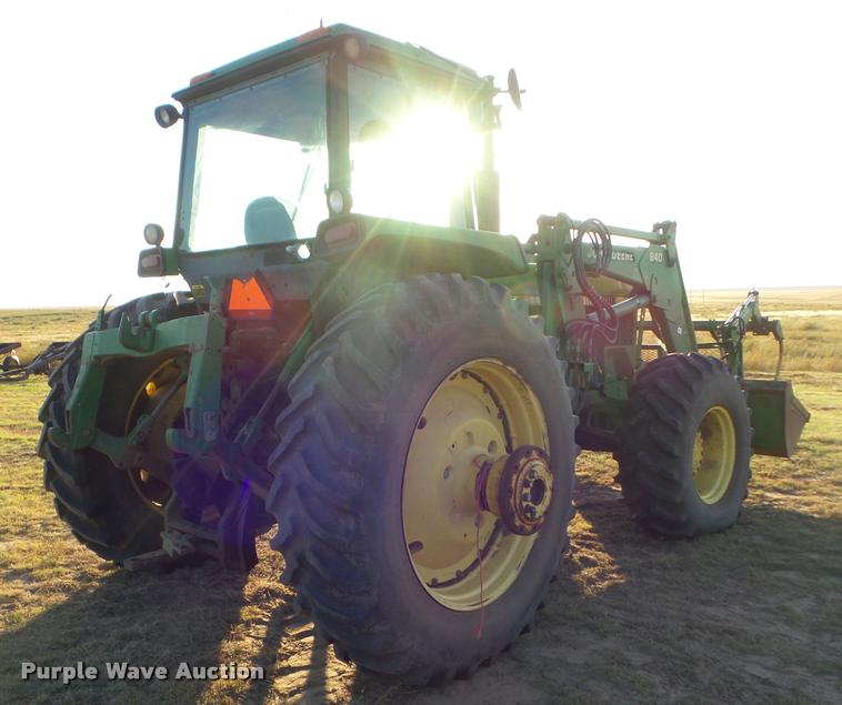 image for item DA4545 1987 John Deere 4650 MFWD tractor