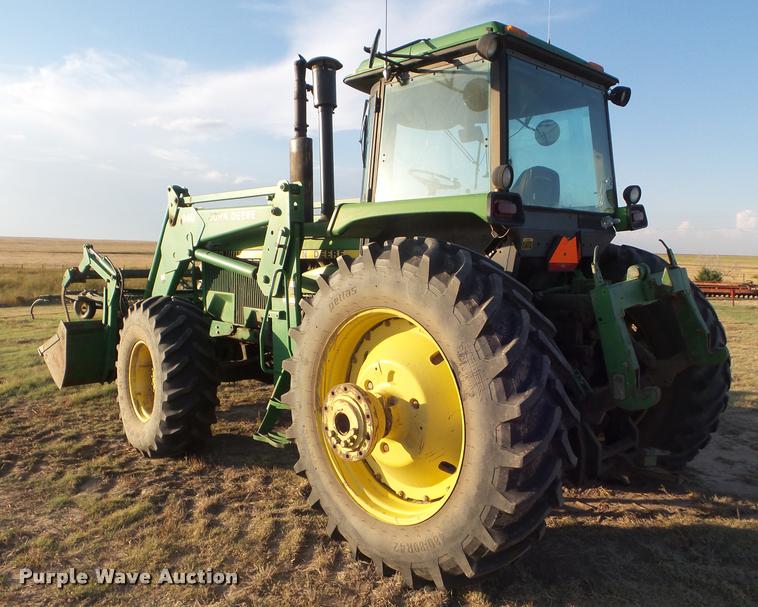 image for item DA4545 1987 John Deere 4650 MFWD tractor