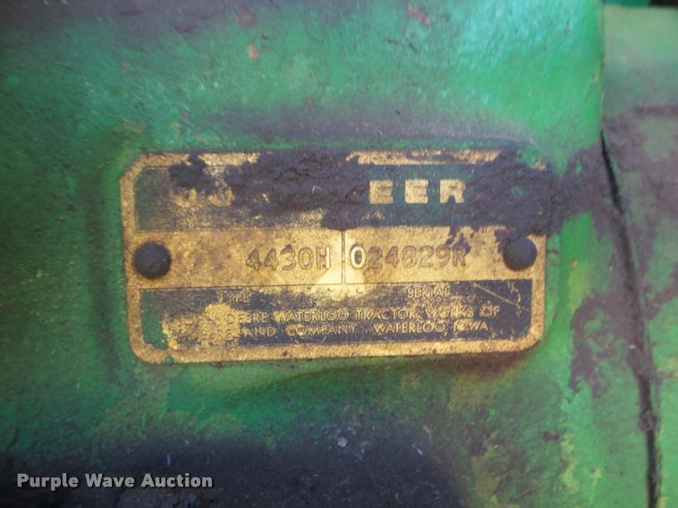 image for item DA4546 1974 John Deere 4430 tractor
