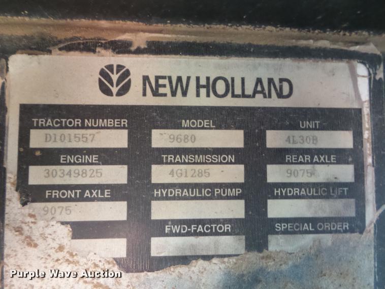 image for item DA4549 1994 Ford 9680 4WD tractor