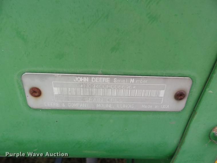 image for item DA4556 (5) John Deere 9400 grain drills