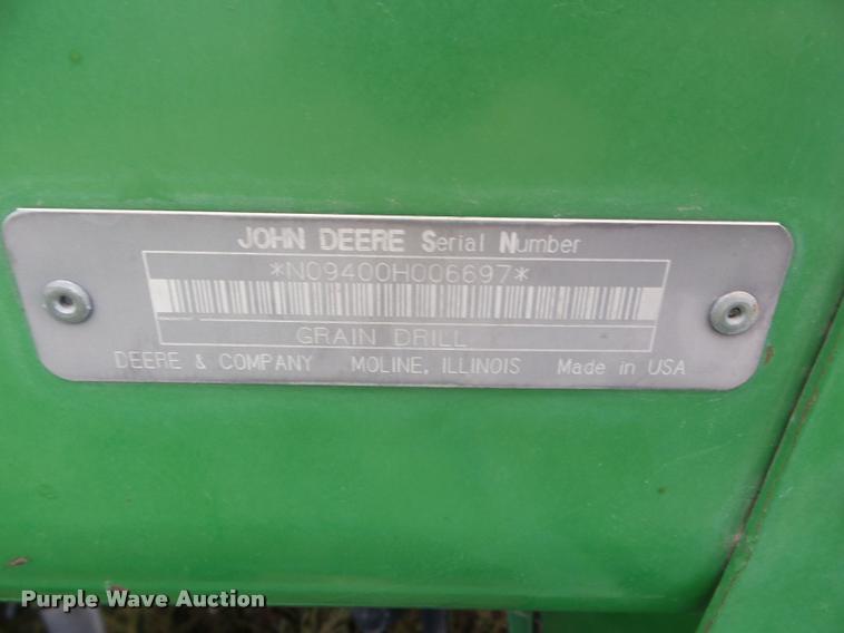 image for item DA4556 (5) John Deere 9400 grain drills