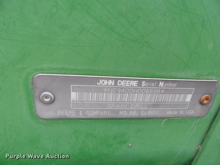 image for item DA4556 (5) John Deere 9400 grain drills