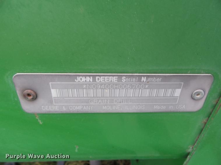 image for item DA4556 (5) John Deere 9400 grain drills