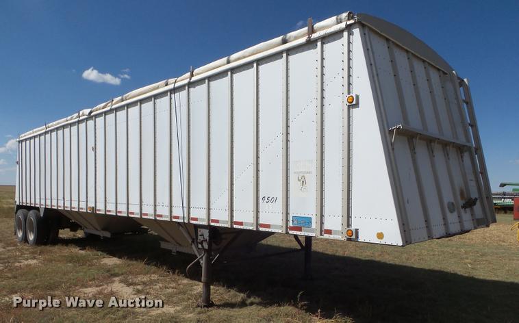 image for item DA4562 1995 Merritt double hopper grain trailer