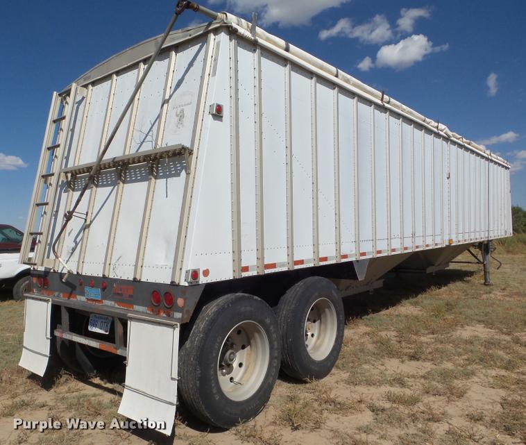 image for item DA4562 1995 Merritt double hopper grain trailer