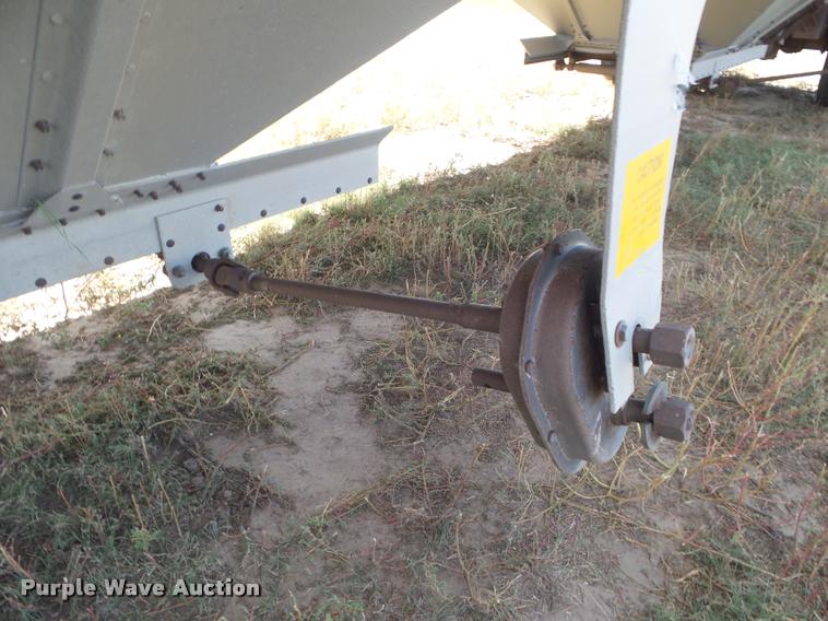 image for item DA4562 1995 Merritt double hopper grain trailer