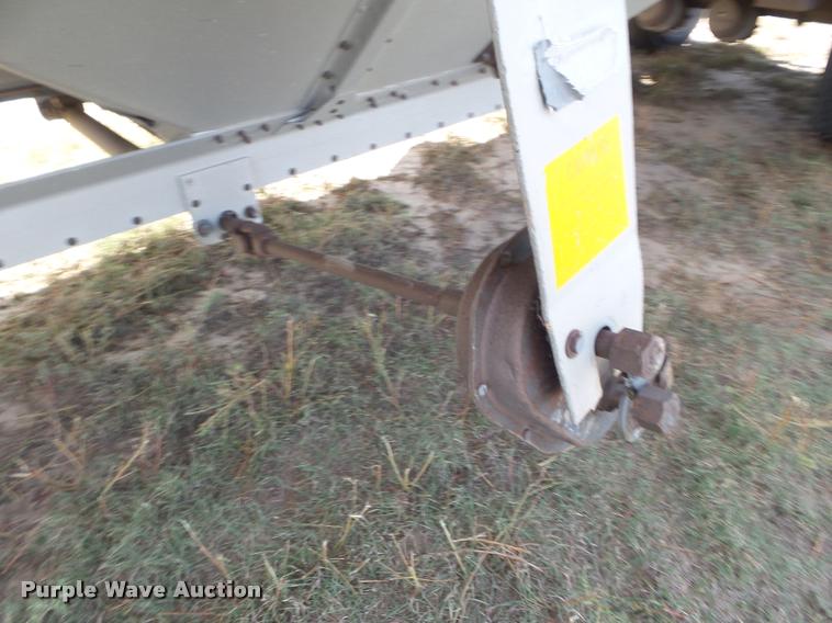 image for item DA4562 1995 Merritt double hopper grain trailer