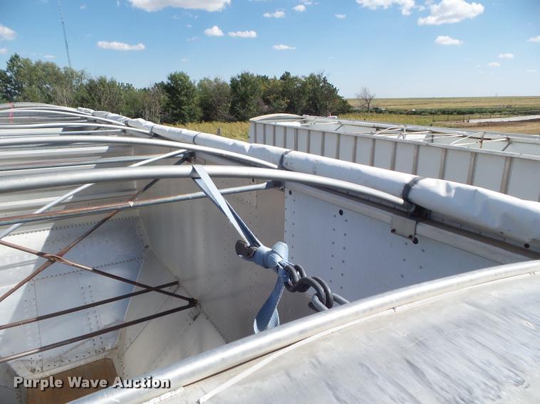 image for item DA4562 1995 Merritt double hopper grain trailer