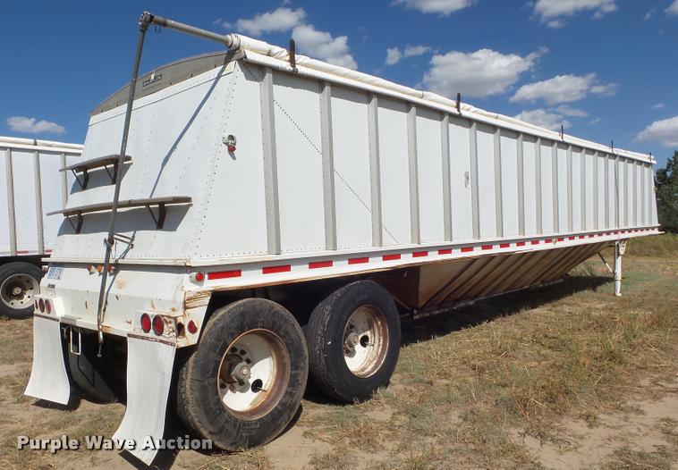 image for item DA4563 1994 Doonan double hopper grain trailer