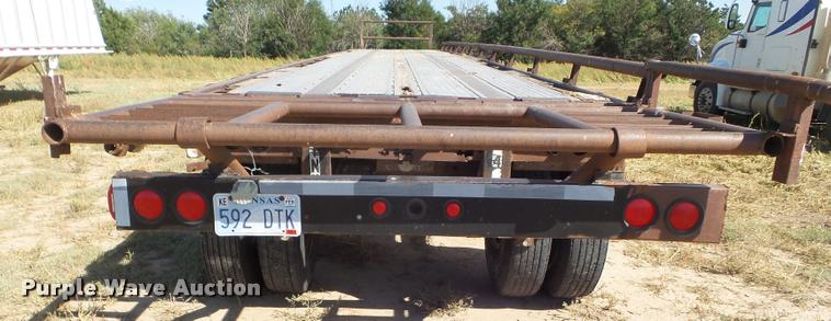 image for item DA4564 1987 Transcraft flatbed trailer