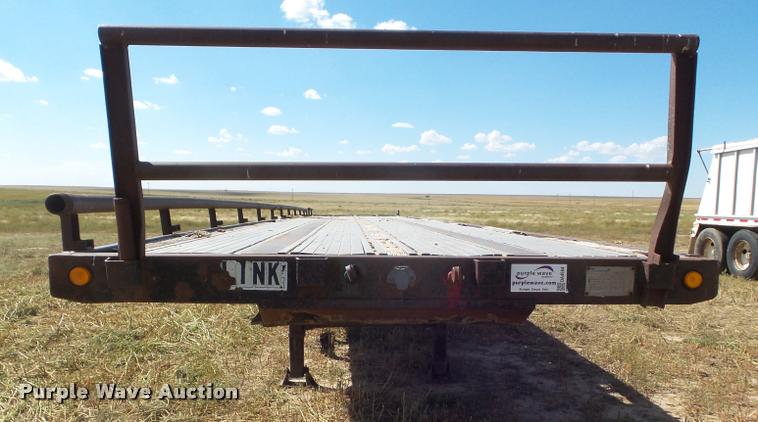 image for item DA4564 1987 Transcraft flatbed trailer