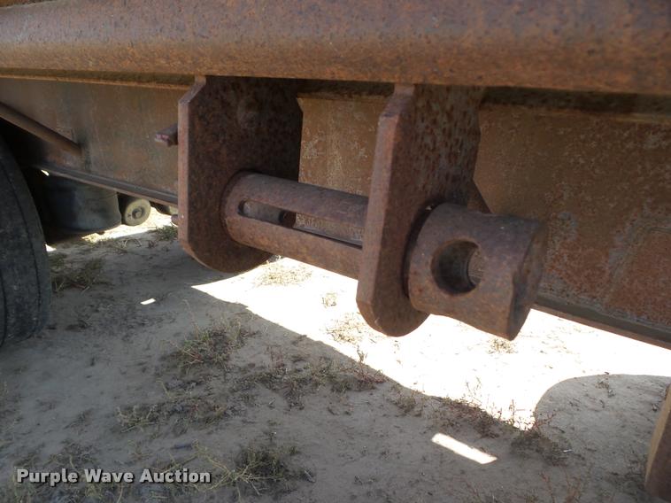 image for item DA4564 1987 Transcraft flatbed trailer