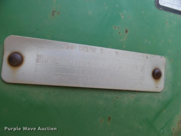 image for item DA4573 John Deere 510 disk ripper