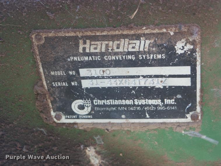 image for item DA4597 Handlair pneumatic conveying system grain vacuum