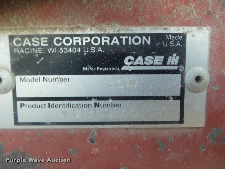 image for item DA4617 Case IH 8610 bale processor