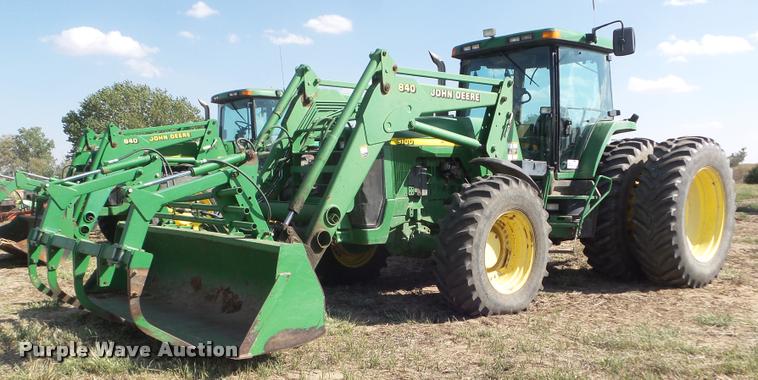 image for item DA4624 1998 John Deere 8100 MFWD tractor