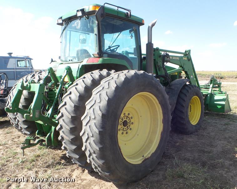 image for item DA4624 1998 John Deere 8100 MFWD tractor