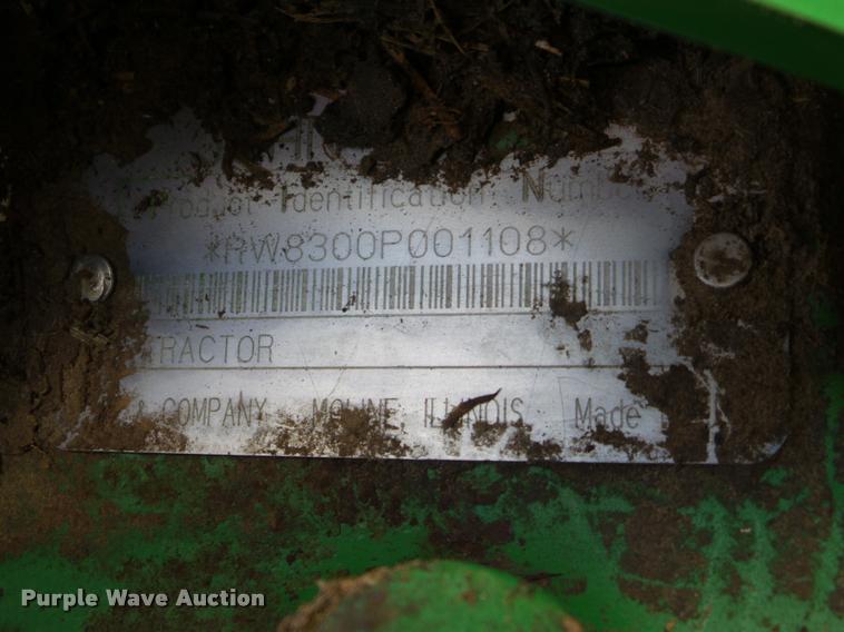 image for item DA4625 1995 John Deere 8300 MFWD tractor
