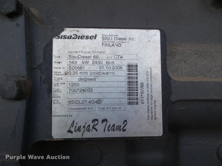 image for item DA4633 2007 Massey-Ferguson 9635 self-propelled windrower