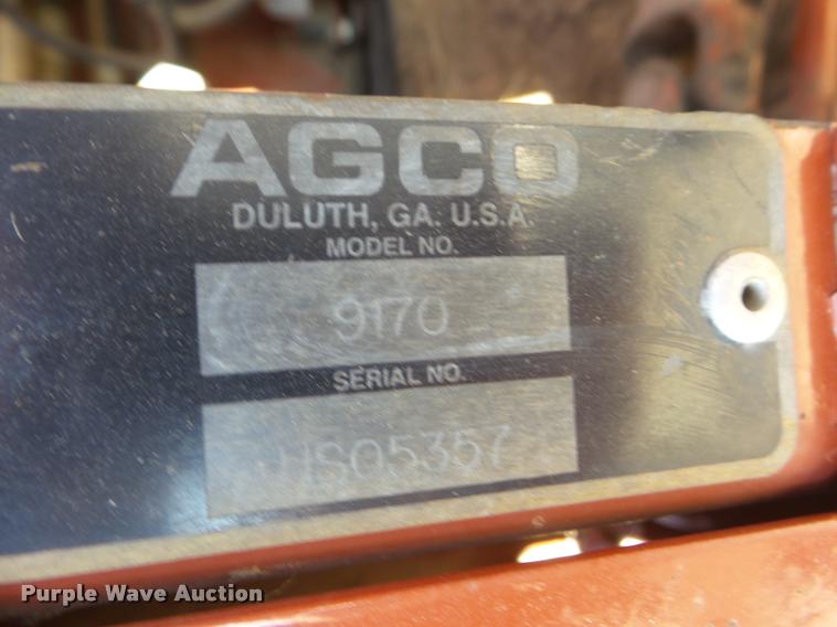 image for item DA4633 2007 Massey-Ferguson 9635 self-propelled windrower