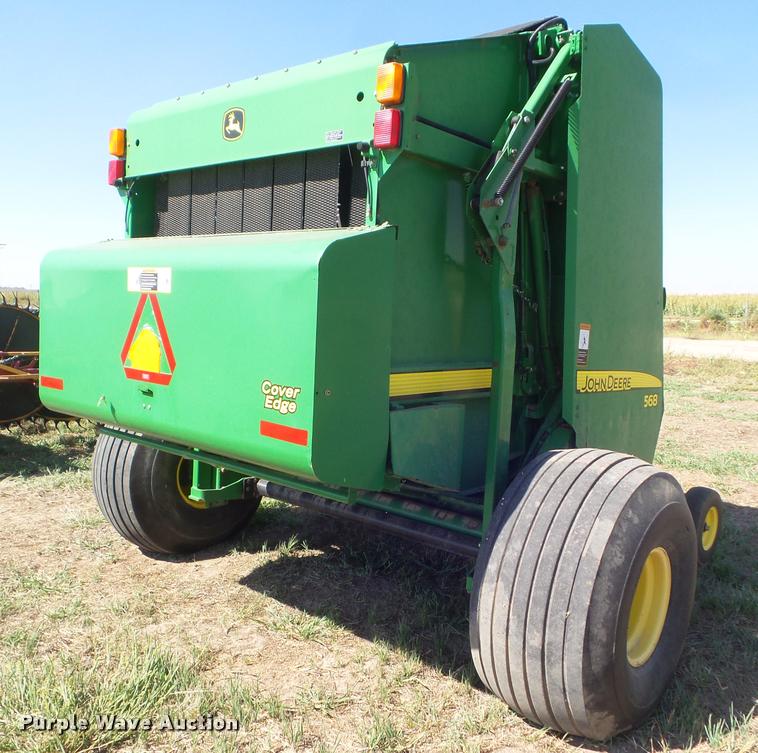 image for item DA4634 2007 John Deere 568 Mega Wide Plus round baler
