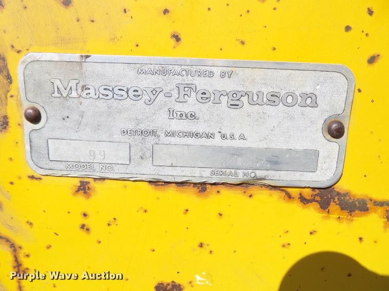 image for item BV9316 Massey-Ferguson 99 loader