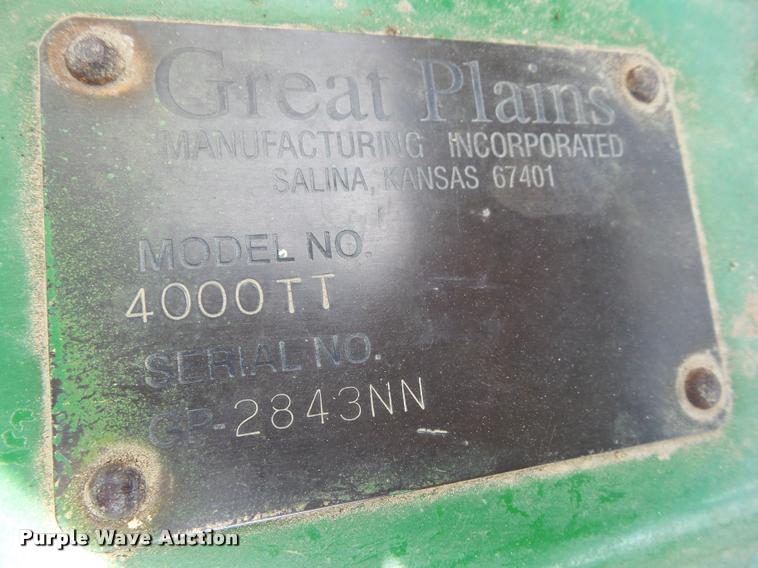 image for item BZ9821 2010 Great Plains 4000TT vertical tillage