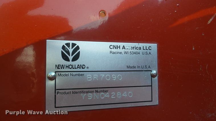 image for item DA2908 2009 New Holland BR7090 round baler