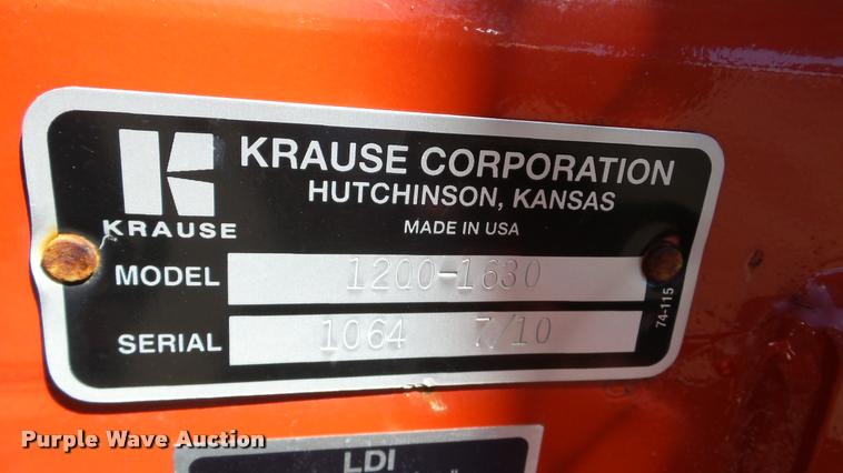 image for item DA2909 2011 Krause Gladiator 1200-1630 strip-till