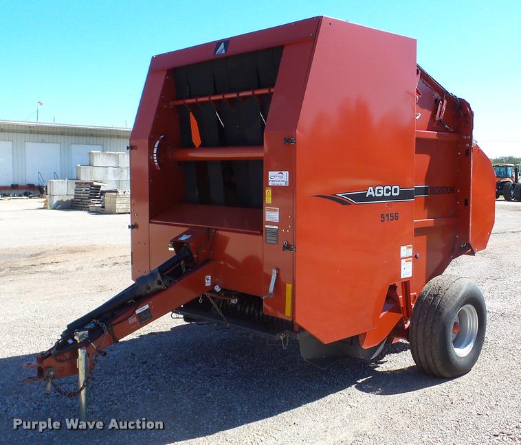 image for item DA2910 2009 AGCO Hesston 5156 round baler