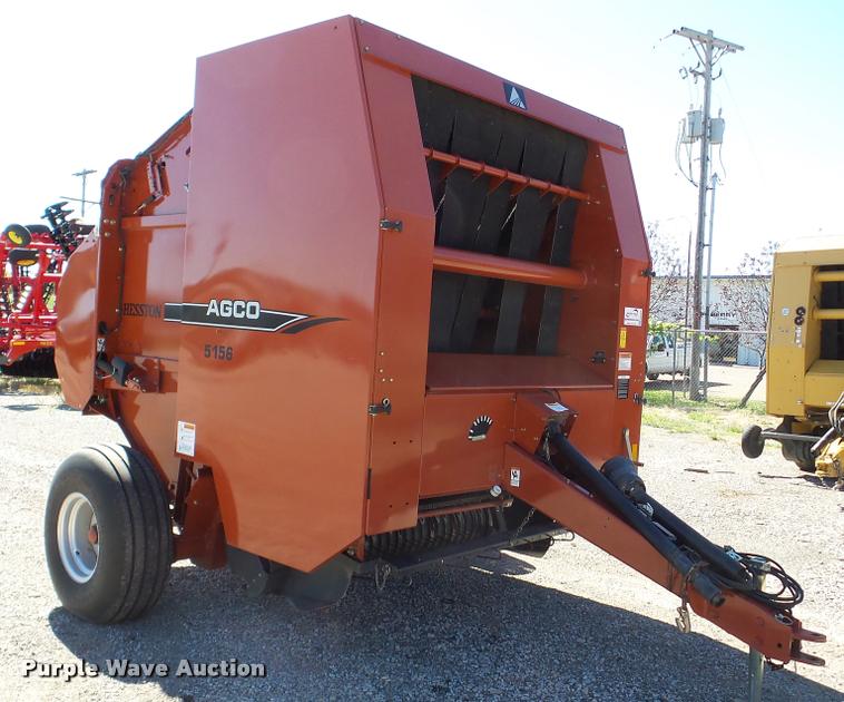 image for item DA2910 2009 AGCO Hesston 5156 round baler