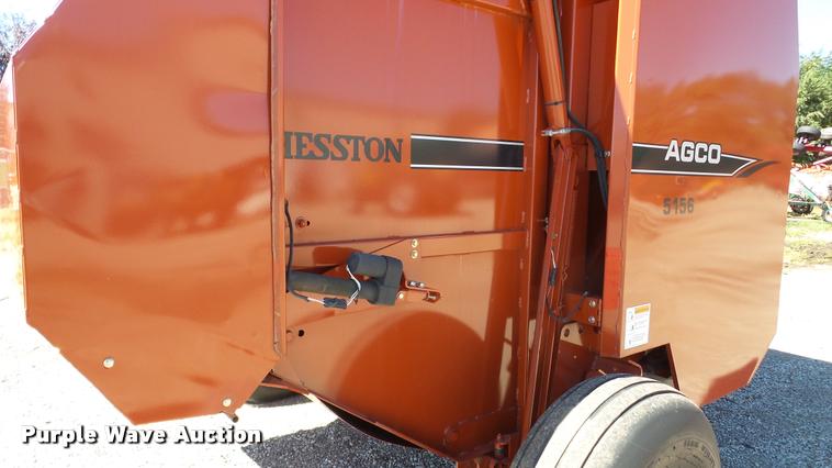 image for item DA2910 2009 AGCO Hesston 5156 round baler