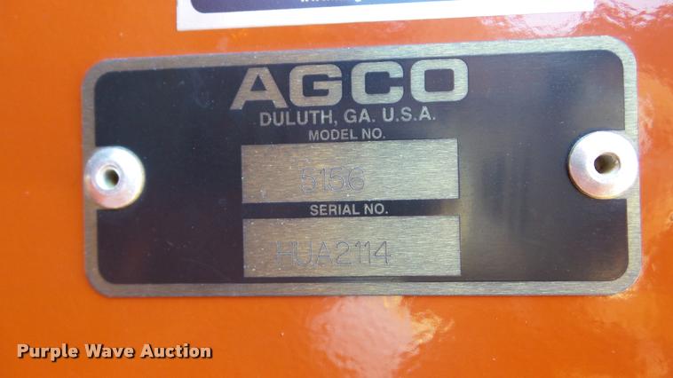 image for item DA2910 2009 AGCO Hesston 5156 round baler