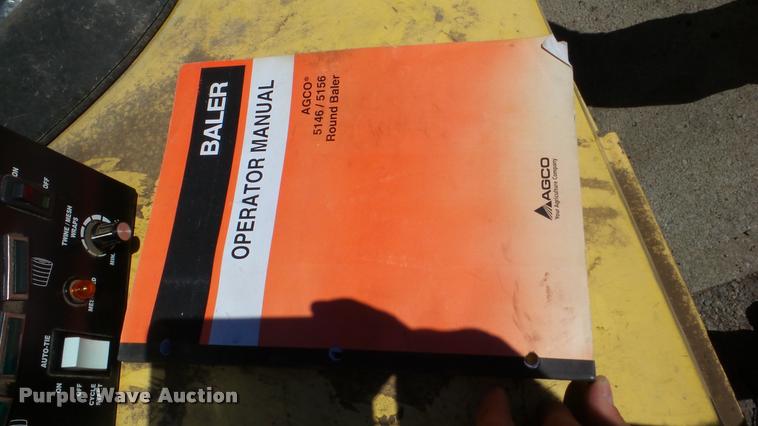 image for item DA2910 2009 AGCO Hesston 5156 round baler