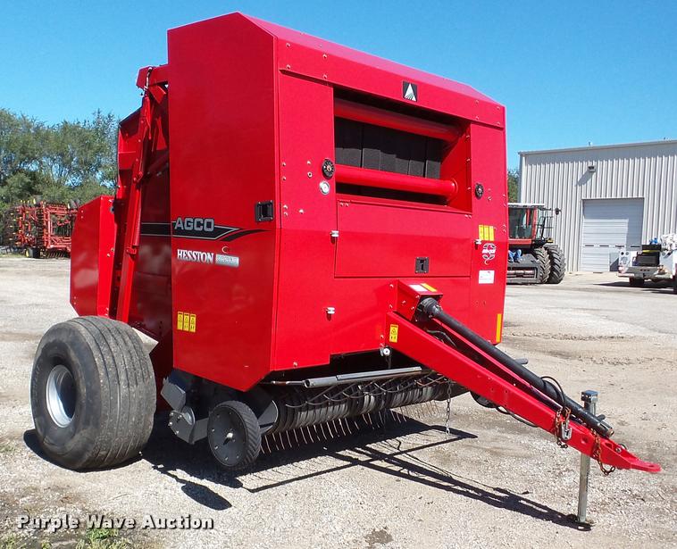 image for item DA2911 2010 AGCO Hesston 2856A round baler