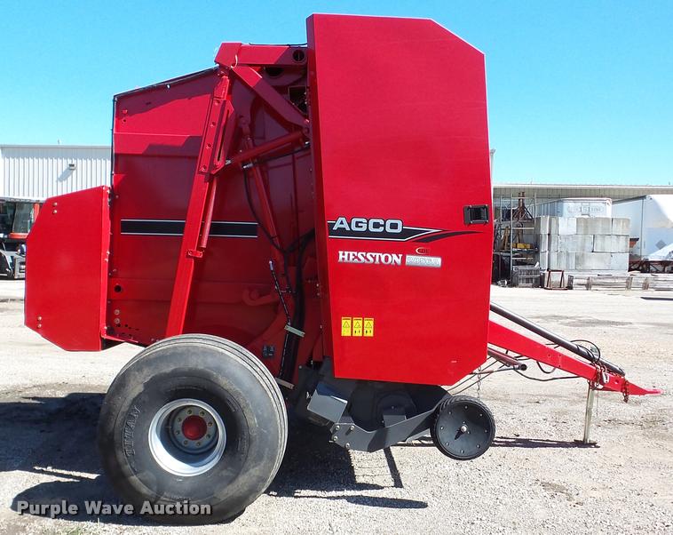 image for item DA2911 2010 AGCO Hesston 2856A round baler