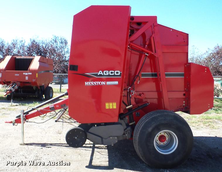 image for item DA2911 2010 AGCO Hesston 2856A round baler
