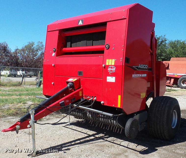 image for item DA2911 2010 AGCO Hesston 2856A round baler