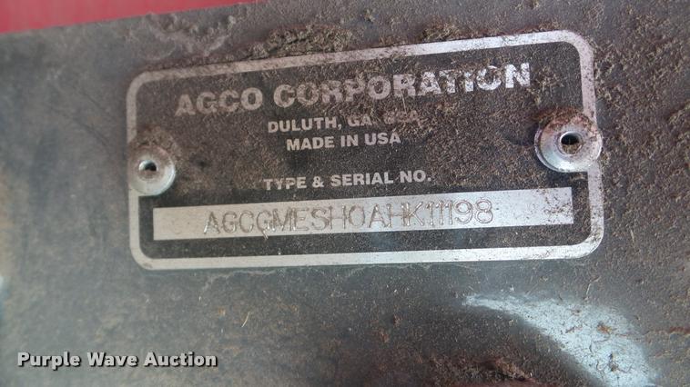 image for item DA2911 2010 AGCO Hesston 2856A round baler