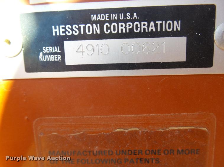 image for item DA4612 2000 AGCO Hesston 4910 large square baler