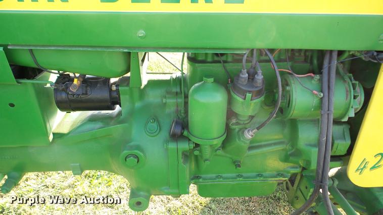image for item DA8863 John Deere 420 tractor