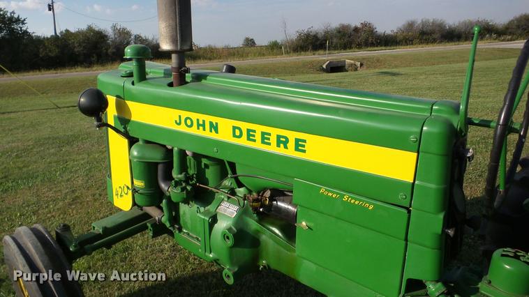 image for item DA8863 John Deere 420 tractor