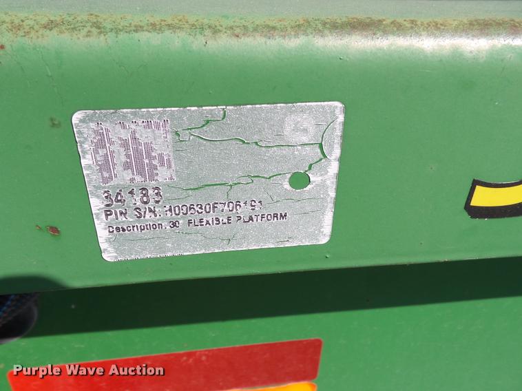 image for item J4763 2004 John Deere 630F Hydra flex head