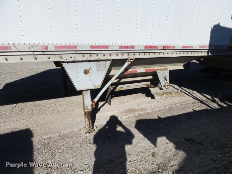image for item K1107 1990 Chamberlin JDWH-100 double hopper grain trailer