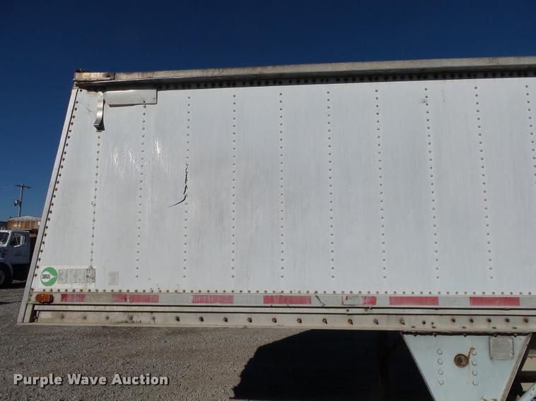 image for item K1107 1990 Chamberlin JDWH-100 double hopper grain trailer