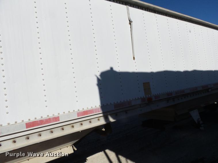 image for item K1107 1990 Chamberlin JDWH-100 double hopper grain trailer