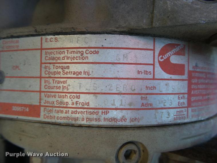 image for item K1114 1990 Freightliner FLC12064T tender truck