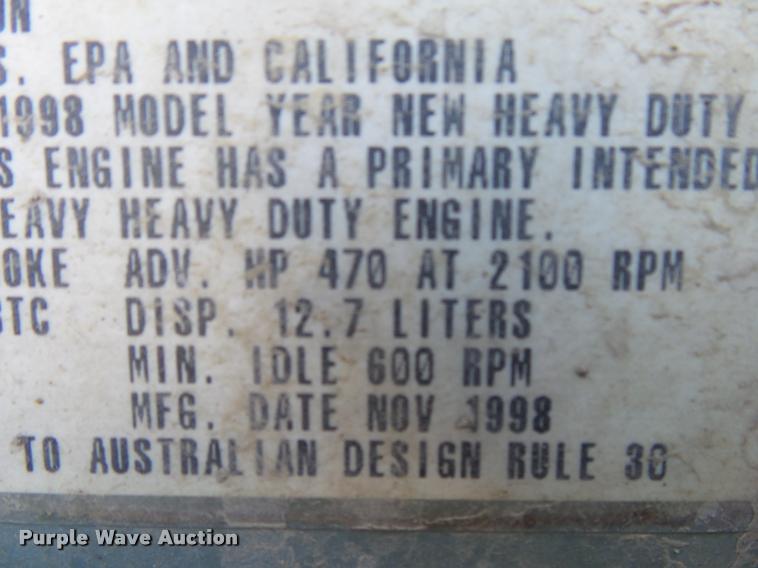 image for item K1115 1999 Freightliner FLD12064T tender truck