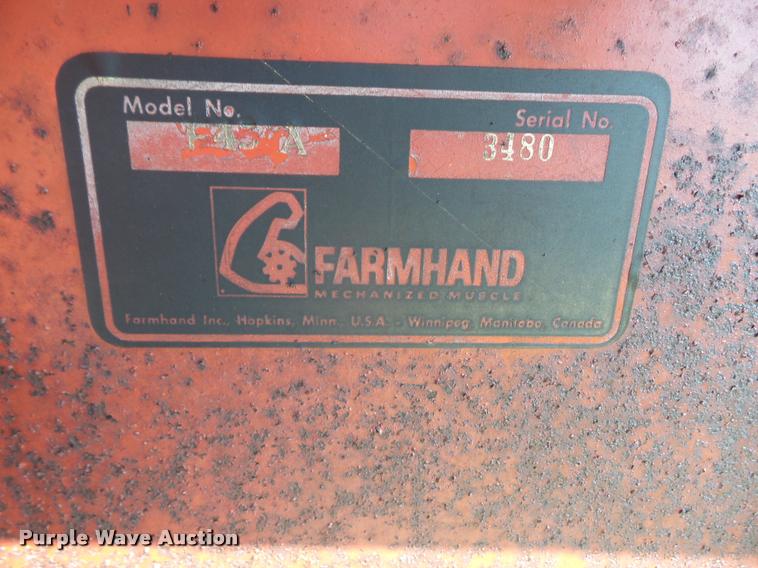image for item K3704 Farm Hand F45A manure spreader